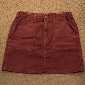 American Eagle Corduroy Mini Skirt